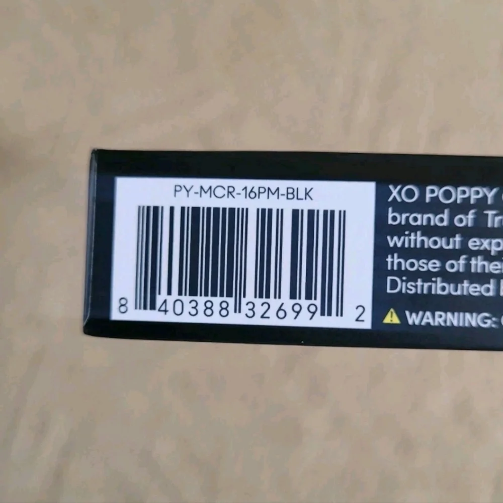 XO Poppy iPhone 16 Pro Max Midnight Black Magsafe Compatible Cellphone Case NEW